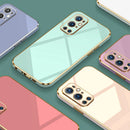 For OnePlus 9 Pro Case 1+9RT Phone Case One Plus 9 Cover OnePlus 9 RT 1+ 9 Pro 9R 9p Luxury Square Plating Shockproof Back Cover