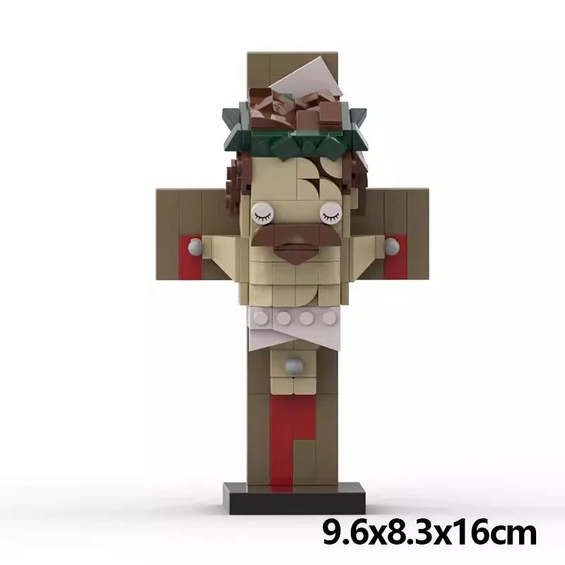 Bricklink Ideas Figures Classic Christianity God Shepherd Jesus Crux Brickheadz Sets Building Blocks Kid Toys Christmas Gift