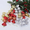 6pcs Christmas Lollipop Candy Cane Pendant Xmas Tree Hanging Ball Ornaments Christmas Decorations for Home 2025 New Year Gift