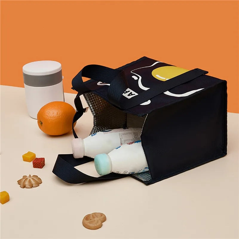 Women's Bags School Child Lunchbox Cartoon Cooler Bag For Picnic Kids Travel Thermal Organizer Insulated Waterproof Storage Box