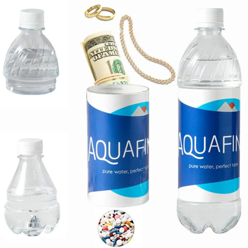 1PC Fake Water Bottle Shape Surprise Secret Hidden Safes Security Container Stash Safe Money Box Plastic Stash Jars Org Tools