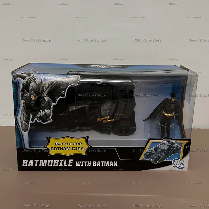 1:24 Batmobile Die-cast Car with Batman Figure Model Toys Collect Premium Toys Gift