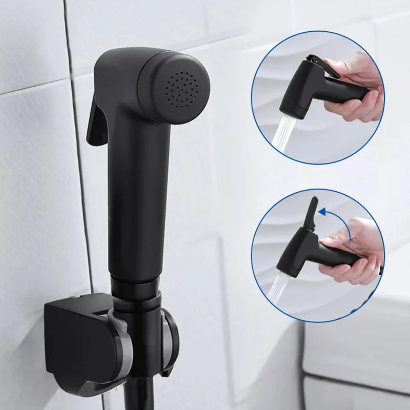 Handheld Bidet Toilet Sprayer Toilet Douche Bidet Head Hygiene Sprayer Set Sprayers Bidet With Hose Holder Bathroom Accessories