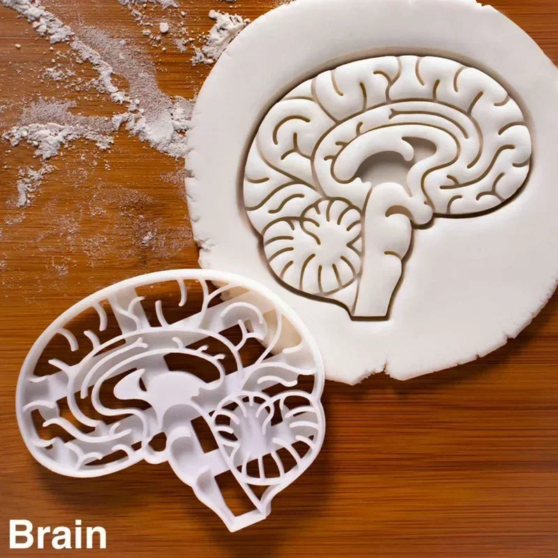 3/1pcs Christmas Gingerbread Cookie Cutter Gingerbread Man Skull Candy Biscuits Baking Mould For Xmas Halloween Party Cake Decor