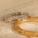 Hapiship 2022 Neue Mode Essen Hamburger Eis Anhänger Italienische Links Passen 9mm Armband Edelstahl Schmuck DIY Herstellung DJ585