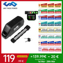 Original 21700 EBike Battery 48V 52V 25Ah 24Ah 60V 19.2Ah Electric Bicycle Bateria for 2000W 1500W 1000W 500W 350W 250W