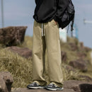 Outdoor Soft Climbing 100% Cotton Pants Trendy Men Autumn High End Sports Trousers Hiking Mountain  Casual Versatile Solid Pants
