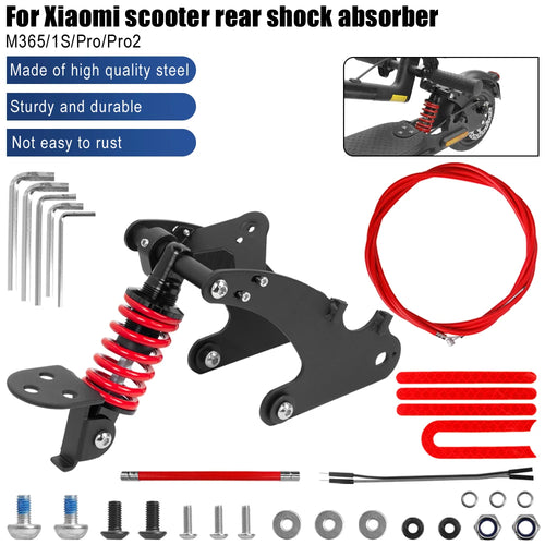 Elektroroller-Hinterradaufhängungs-Kit für Xiaomi M365 1S Pro Pro2 Roller, Hinterer Stoßdämpfer, Stoßdämpfungsteile und Zubehör