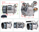 Universal Automotive 12V 24V A/C Air Conditioning Kit for Truck Minibus Van Tractor Digger RV Excavator AC Air Conditioner