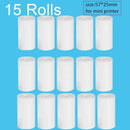 57*25mm Thermal Paper 30 Rolls White Children Camera Instant Print Kids Camera Printing Paper Replacement Accessories Parts