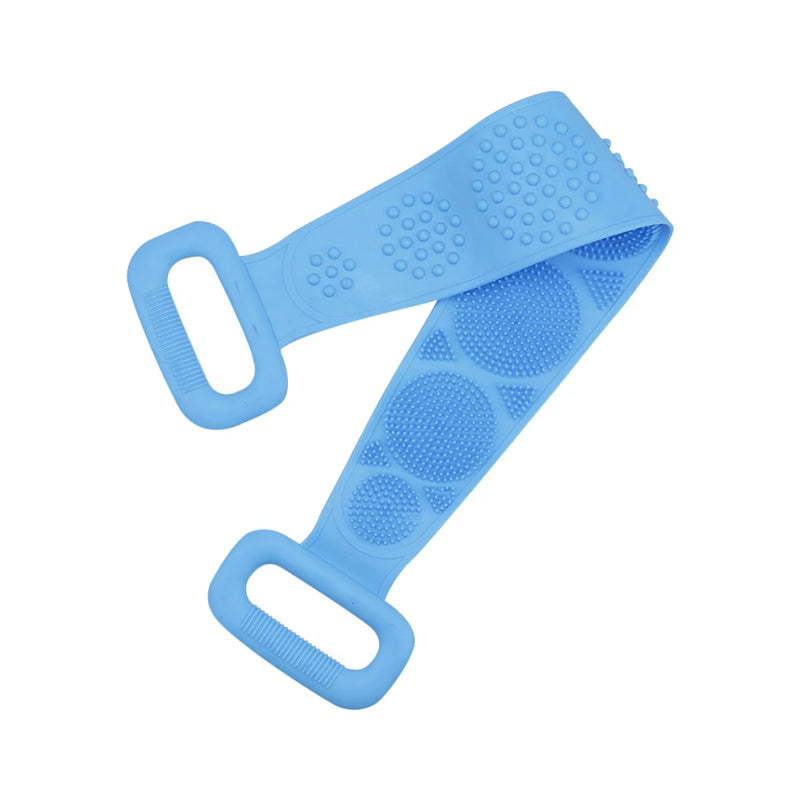 Silicone Body Sponge Brushes Towels Body Scrubber Rubbing Back Peeling Massage Shower Belt Extended Skin Clean Brushes Bathroom
