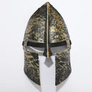 Adult Spartan Knight Helmet Sparta Mask Ancient Greek Warrior Mask Halloween Cosplay Costume Theatre Performance Pageant Prop