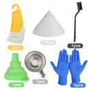Light Curing 3D Printer Accessories Tool Kit Resin Funnel Filter Cup Metal SLA LCD DLP UV Curing Photon Cleaning Silicone Shovel