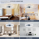 Ceiling Fan with Lamp Remote Control Nordic Modern Lights Fan Indoor Lighting For Living Room Bedroom Kitchen