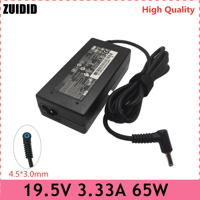 Laptop Charger 19.5V 3.33A 4.5*3.0mm 65W AC Adapter For HP 240 245 246 340S 470 348 G7 250 255 256 G2 G3 G4 G5 G7 350 355 G1 G2