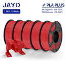 JAYO 3D Printer Filament PLA Series 1.75MM 5Rolls/10Rolls High Strength 100% No Bubble Neatly Wound for FDM DIY Gift Material
