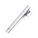 8pc Tie Clip Set Metal Silvery Color Necktie Clip For Men Wedding Gentleman Ties Bar Crystal Pin For Men's Accessories Jewelry