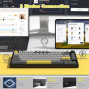 MAMBASNAKE x Ajazz AK820 Pro 75% Mechanical Keyboard and Coiled Cable Hot Swappable