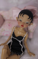 New BJD Nova 1/6 Yosd Doll Modern Retro Makeup Styling Party  Doll With Black Satin Dress Resin Toys Movable Joint Doll