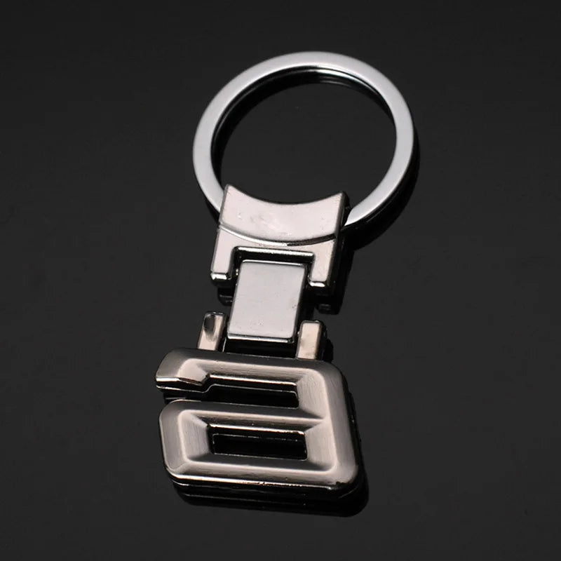 Car Keychain Holder Digital Key Ring Pendant Modified Digital Logo Metal For BMW X 1 3 5 6 7 8 Series Car Interior