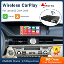 Road Top Wireless CarPlay Android Auto Interface für Lexus ES 2014-2019, mit Mirror Link AirPlay Car Play Funktionen