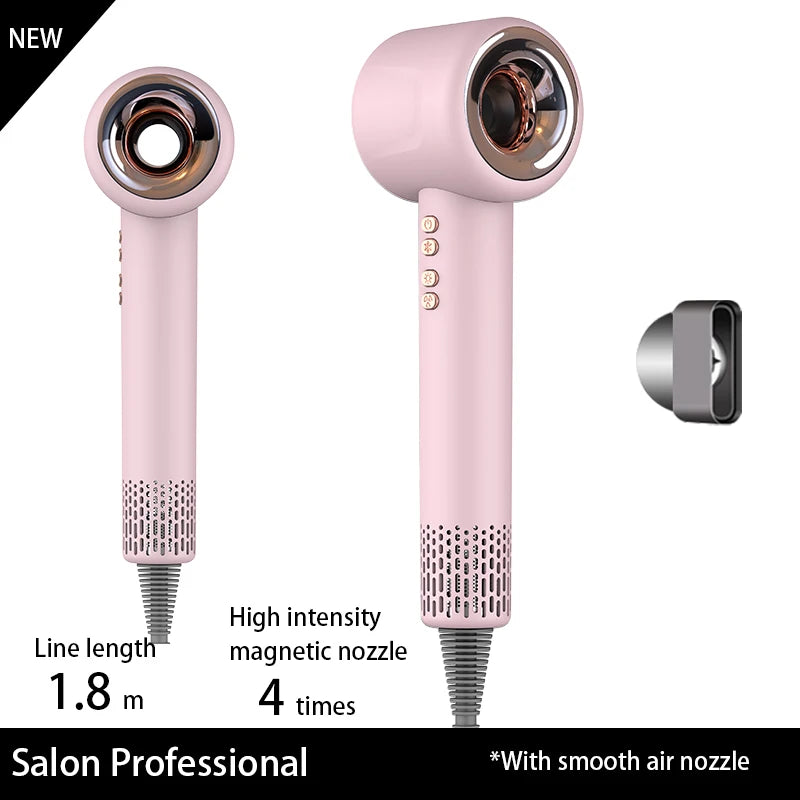 Professional Super Hair Dryer Personal Care Styling Negative Ion Salon Tool Constant Anion Electric Leafless