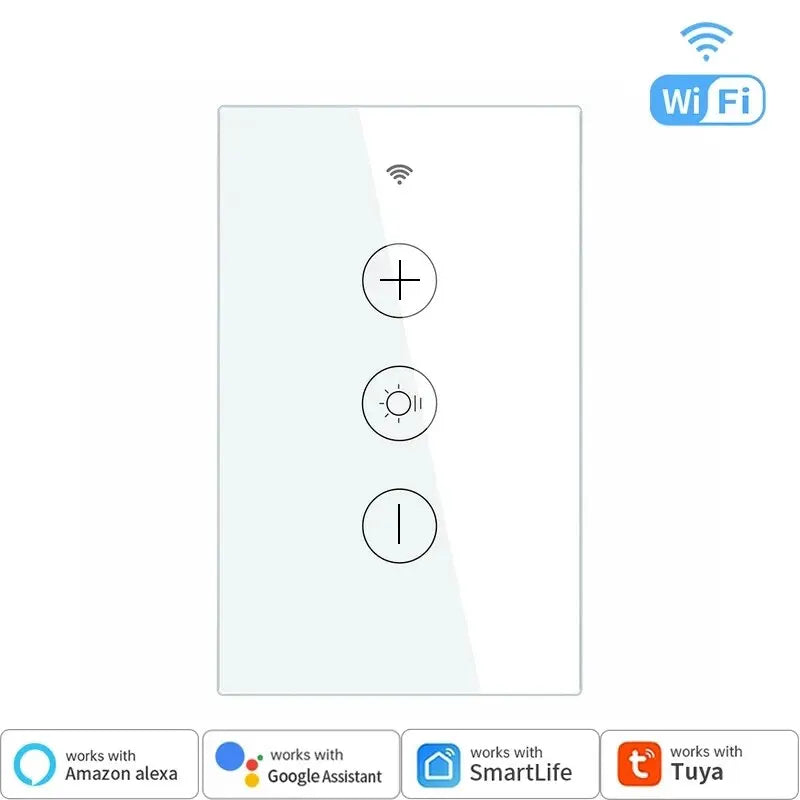 Tuya WIFI Smart Life LED Dimmer Switch US LED Dimmer SwitchSmart Life Tuya APP Remote Control For Alexa Google Home