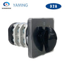 YMZ12-32/3 Change Over Selector 32A 3 Poles 3 Position Silver Contact Manual Transfer On-off-on Rotary Cam Switch LW31