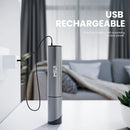 MIUI Mini Tragbarer Staubsauger, Akku-Handstaubsauger mit 3 Saugköpfen, leicht zu reinigen für Schreibtisch, Tastatur & Auto (USB)