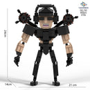 Skibidi Toilet Titan TV Man Speakerman Horror Game Bosses Camara Building Block Cartoon Doll Model Kids Birthday Halloween Gift