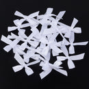 50Pcs/Lot 3.5*4cm Colourful Ribbon Bows Polyester Handmade Satin Bow DIY Sewing Crafts Decoration Gift Bouquets Party 2030