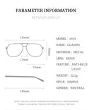 JMISUS 2025 New Arrivals Square Prescription Glasses Men Business Progressive Eyewear Plastic steel Custom Optical Eyeglasses