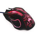 Colorful LED Computer Gaming Mouse Professional Ultra-precise For Dota 2 LOL Gamer Mouse Ergonomic 2400 DPI USB Wired Mouse