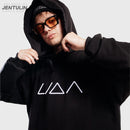 Harajuku Oversized Streetwear Pullover Men's Hoodies LIDA Graphic Print Hooded Sweatshirt Hip Hop Aesthetic Korean Tops Goth Y2k