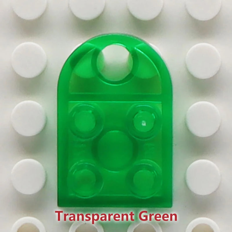 50pcs DIY Building Blocks 3176 Brick Heart Necklace/Key Ring Toys 2x 3 Heart-shaped Multicolor Educational Toy Gift for Children