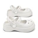 STRONGSHEN Women Summer Platform Clogs Sandal Outdoor Non-slip EVA Mary Jane Hole Shoes Beach Slippers Women's Sandalias Muje