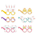 Easter Banner Rabbit Cake Topper Easter Hanging Garland Home Bunting Flags Easter Decor for Home Kids  Birthday Party Supplies