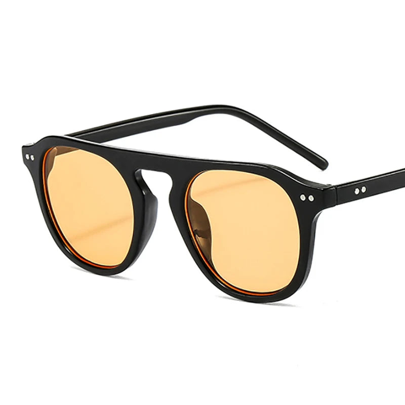 New Square Round Sunglasses Women Brand Designer Vintage Fashion Sun Glasses Female Jelly Color Outdoors Shades Oculos De Sol