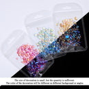 Aurora Irregular Crystal Rhinestones Nail Charm Mixed-Size Resin Flatback Jewelry Gems Stone Parts Manicure Nail Art Decorations