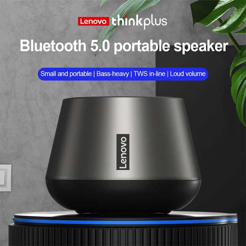 Original Lenovo K3 Pro Portable HiFi Wireless Bluetooth Speaker 1200mAh Long Standby Outdoor Loudspeaker Music Surround Bass Box