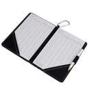 Wiederbefüllbarer Golf-Scorecard-Halter aus Leder, Golf-Yardage-Book-Hülle mit Golf-Scorecard-Buch, Einzigartiges Golfgeschenk für Damen und Herren