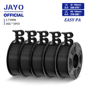 The Layer Forge | JAYO Easy PA Nylon 3D Printer Filament, 1.75 mm, 5-Roll Set