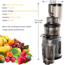 The Yield Architect | BioloMix 200W Cold Press Juicer 75mm Wide Chute Slow Masticating