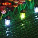 10PCS 0.8mm Pin RGB LED Building Blocks USB Lamp DIY Street Light City Electric Decorate 1X1 Brick Compatible All Brands