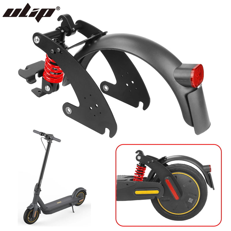 Ulip Upgraded Rear Suspension Rear Shock Absorber Kit & Mudguard TailLight Parts For Ninebot Max G30 G30D G30LP Electric Scooter