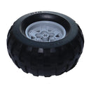 MOC Technical Tire Wheel Cross Hole Set Motorcycle Tyre & Rim Car Truck Wheels Hub Bricks Construction Building Blocks