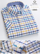 The Oxford Line | 100% Cotton Short-Sleeve Oxford Shirt