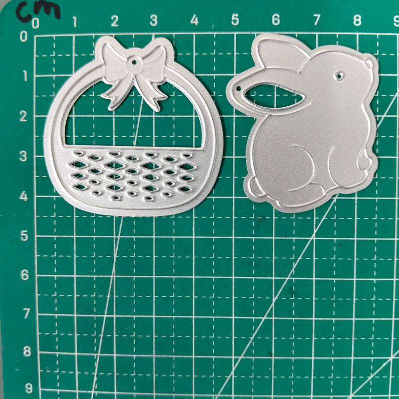 Easter Rabbit Scrapbooking Die Cut Carbon Steel Mold DIY Greeting Card Making Embossed Template Crafts Cutting Dies New Arrivals