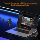 Comica EJoy Uni Pro Cardioid Condenser USB Microphone Noise Reduction for PC Smartphone Podcast Record Youtube Live Streaming