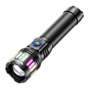 Smiling Shark Rechargable Flashlight, Ultra-Bright LED Flashlights with 800 Lumens SD-5255 for Camping Hiking Outdoor